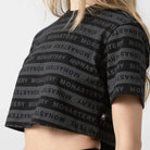 ASH CROP TOP WOMEN BLACK - Monastery | Tienda Oficial Colombia