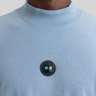 BARCHETTA T-SHIRT OVERSIZE FADED DENIM - Monastery | Tienda Oficial Colombia