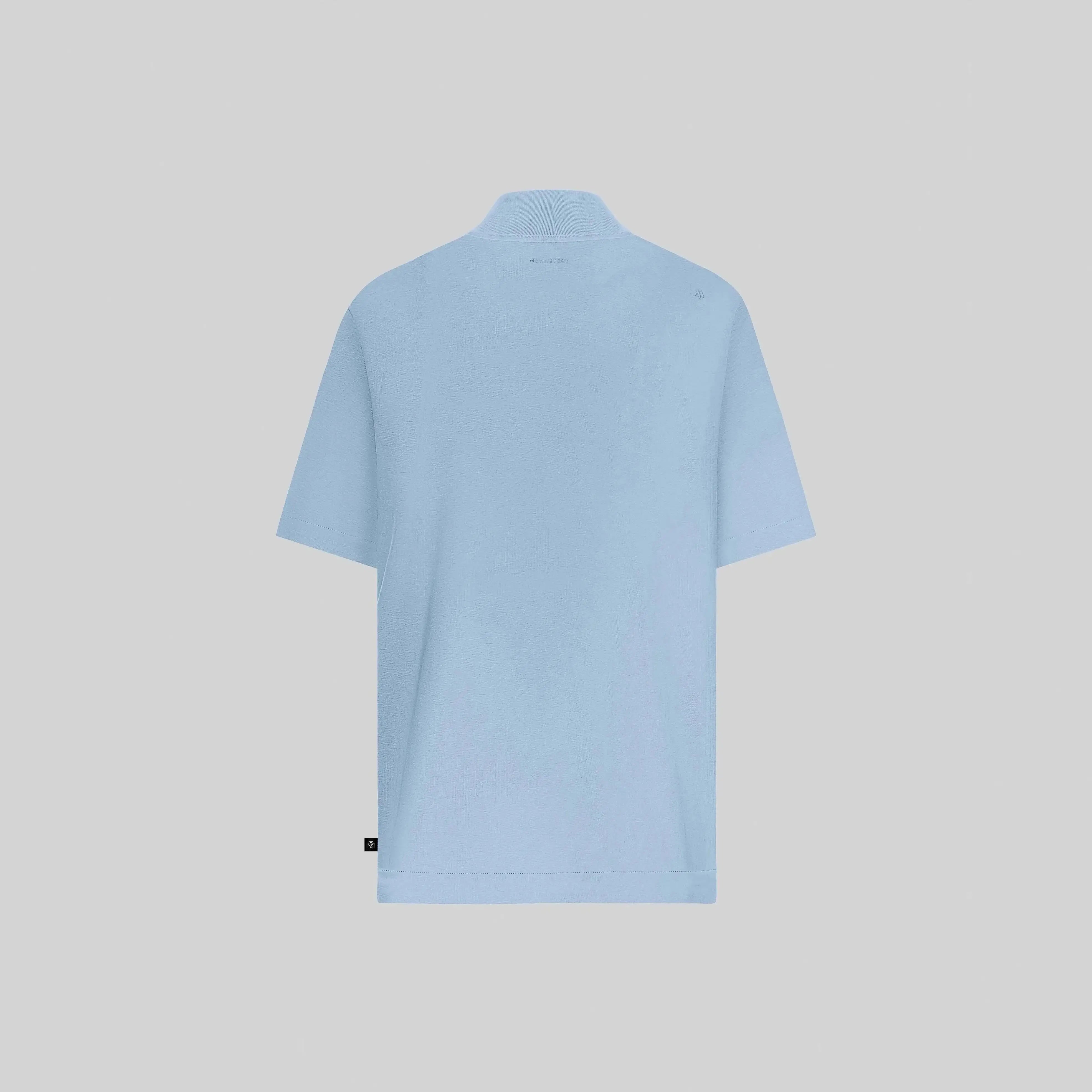 BARCHETTA T-SHIRT OVERSIZE FADED DENIM - Monastery | Tienda Oficial Colombia