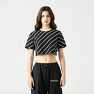 BRITANIA CROP TOP WOMEN BLACK - Monastery | Tienda Oficial Colombia