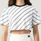 BRITANIA CROP TOP WOMEN WHITE - Monastery | Tienda Oficial Colombia