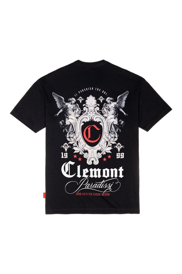 CAMISETA MASCULINO EUFORIA NEGRO CLEMONT