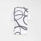 CHAINS T - SHIRT OVERSIZED MEN WHITE - Monastery | Tienda Oficial Colombia