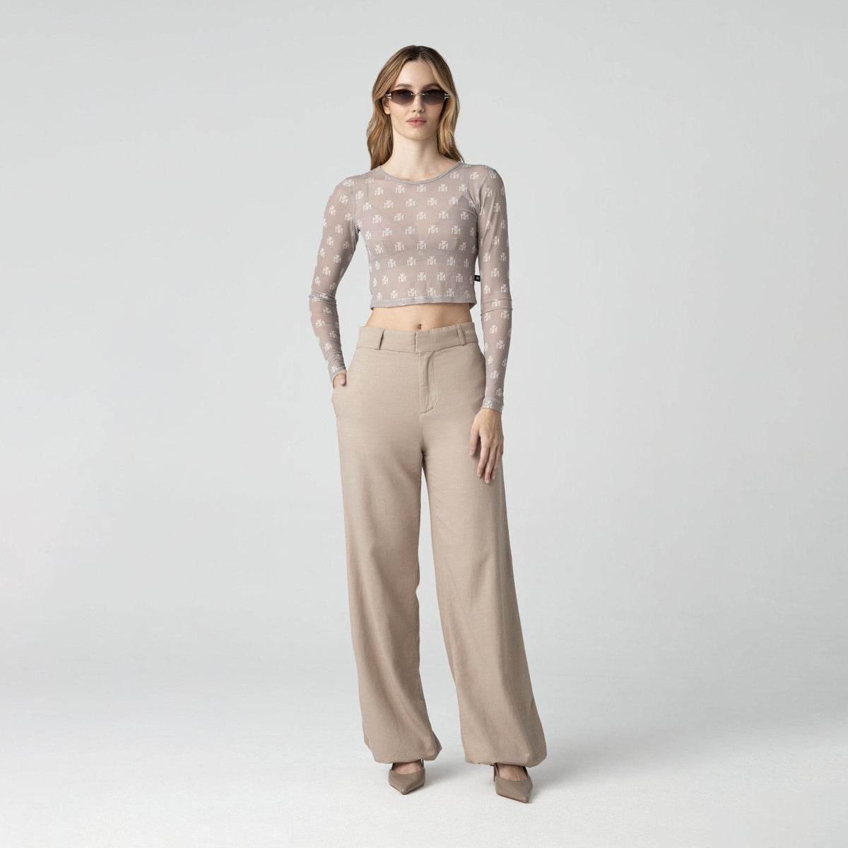 CHAVAN TOP WOMEN SIMPLY TAUPE - Monastery | Tienda Oficial Colombia