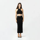 GENNA TANK TOP WOMEN BLACK - Monastery | Tienda Oficial Colombia