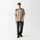 GIBBON T - SHIRT OVERSIZED MEN TAUPE GRAY - Monastery | Tienda Oficial Colombia