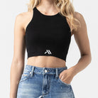 GISELE KNITTED TOP WOMEN BLACK - Monastery | Tienda Oficial Colombia