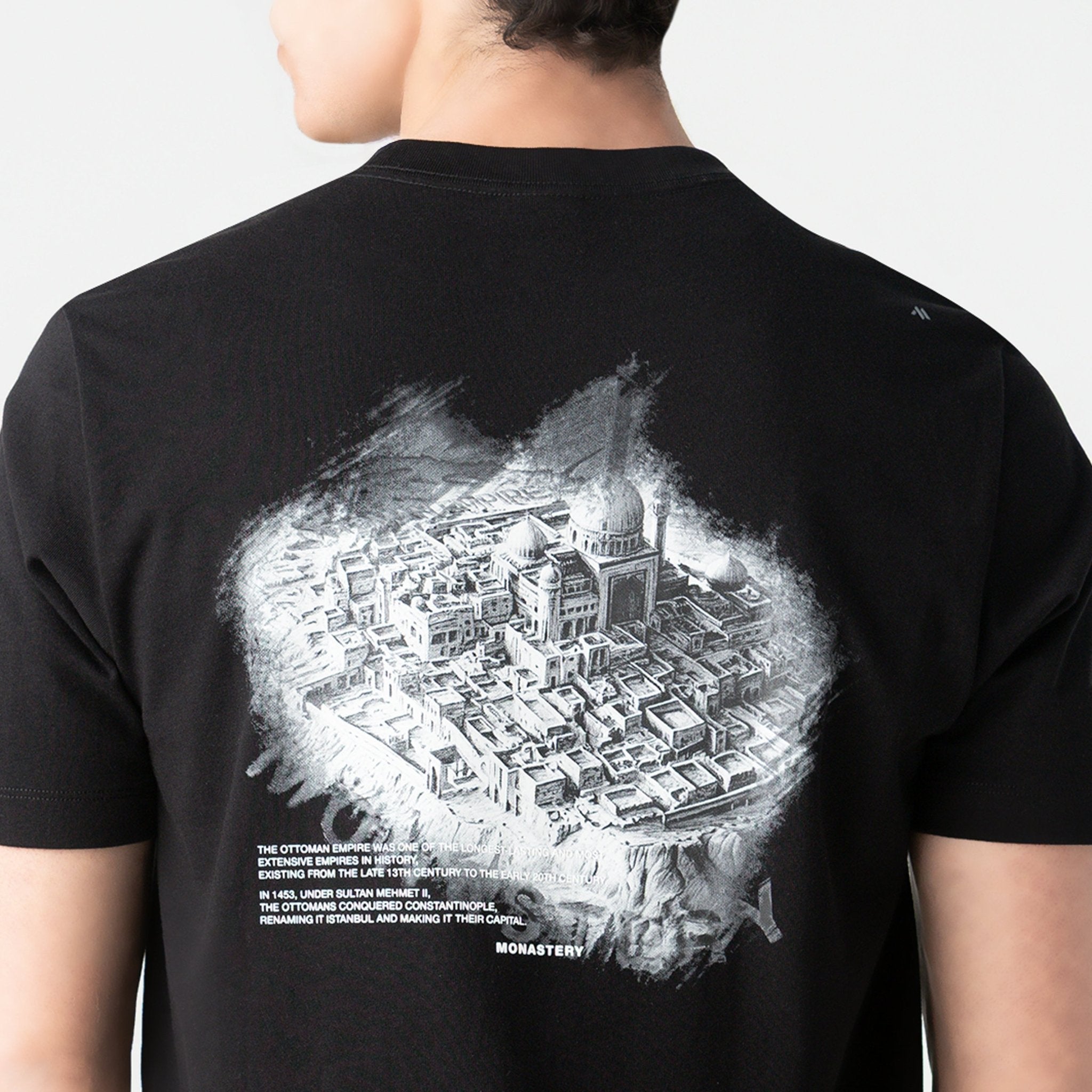 HADRIAN T - SHIRT MEN BLACK - Monastery | Tienda Oficial Colombia