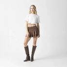 HAZEN CROP TOP WOMEN WHITE - Monastery | Tienda Oficial Colombia