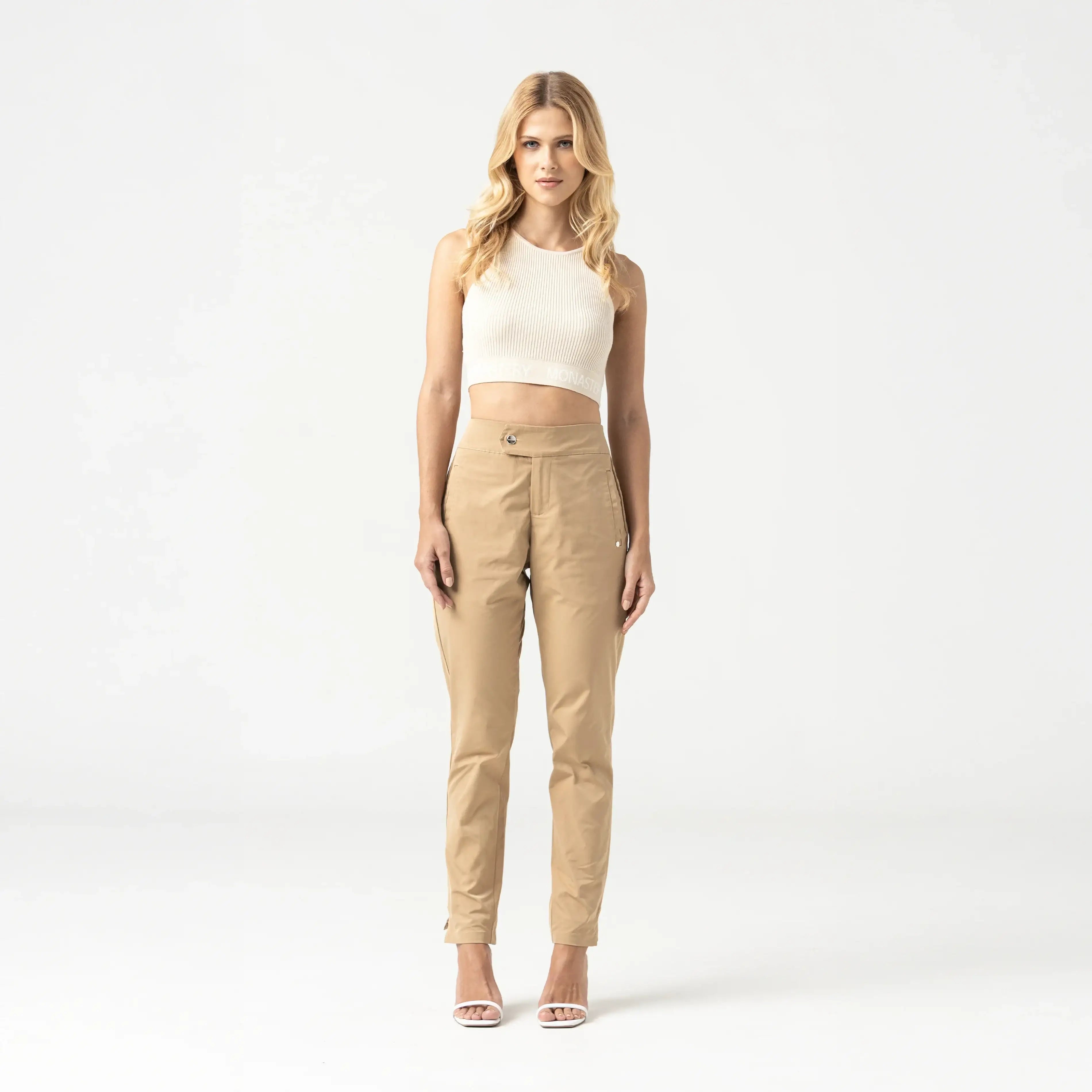 HYWEL KNITTED TOP WOMEN WHITECAP GRAY - Monastery | Tienda Oficial Colombia