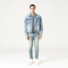IZAN JACKET MEN BLUE DENIM - Monastery | Tienda Oficial Colombia