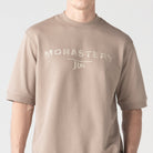 JR JEM T-SHIRT OVERSIZED MEN TAUPE GRAY - Monastery | Tienda Oficial Colombia