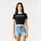 KAIA CROP TOP WOMEN BLACK - Monastery | Tienda Oficial Colombia