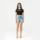 KAIA CROP TOP WOMEN BLACK - Monastery | Tienda Oficial Colombia