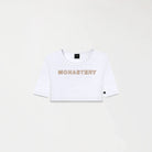 KAIA CROP TOP WOMEN WHITE - Monastery | Tienda Oficial Colombia