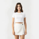 KAIA CROP TOP WOMEN WHITE - Monastery | Tienda Oficial Colombia