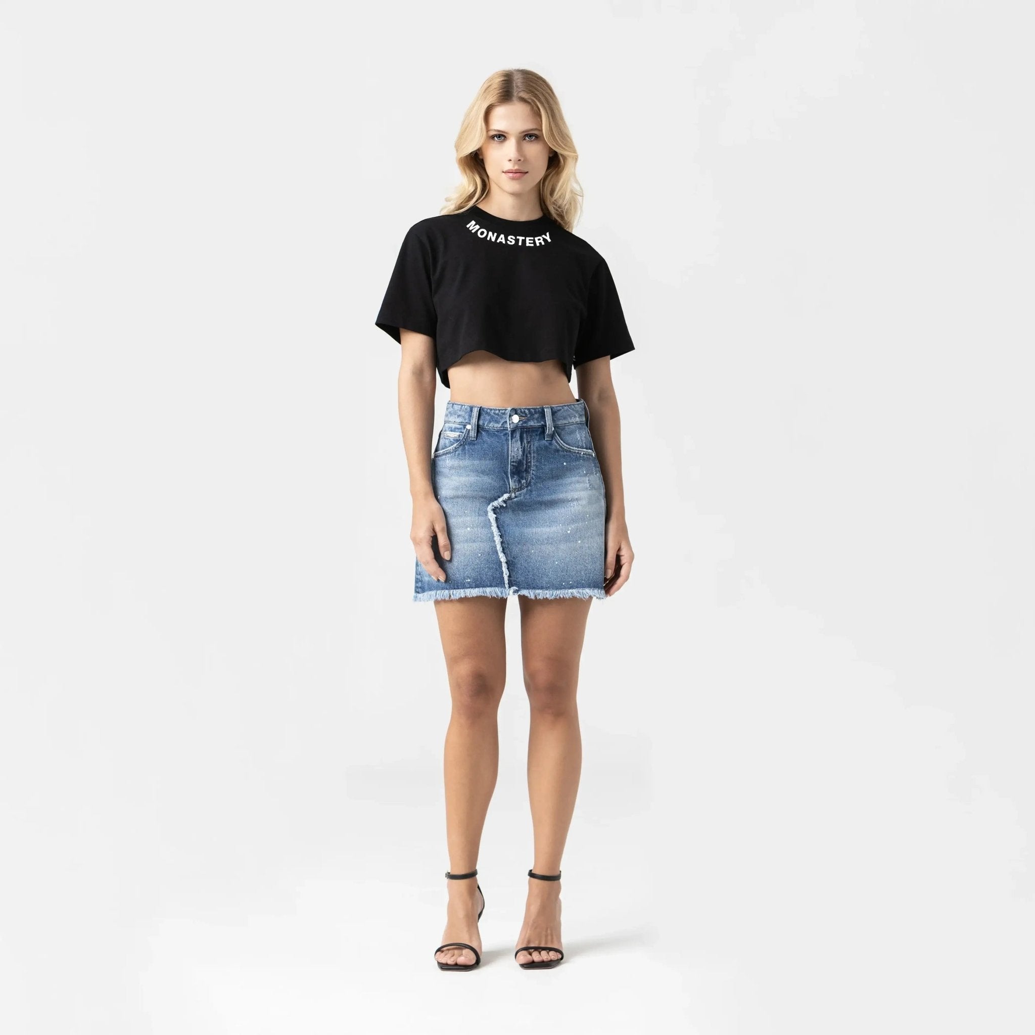 KELYN CROP TOP WOMEN BLACK - Monastery | Tienda Oficial Colombia