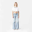 KELYN CROP TOP WOMEN WHITE - Monastery | Tienda Oficial Colombia