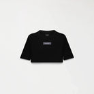 KISWA CROP TOP WOMEN BLACK METEORITE L/G - Monastery | Tienda Oficial Colombia