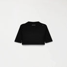 KISWA CROP TOP WOMEN BLACK METEORITE L/G - Monastery | Tienda Oficial Colombia