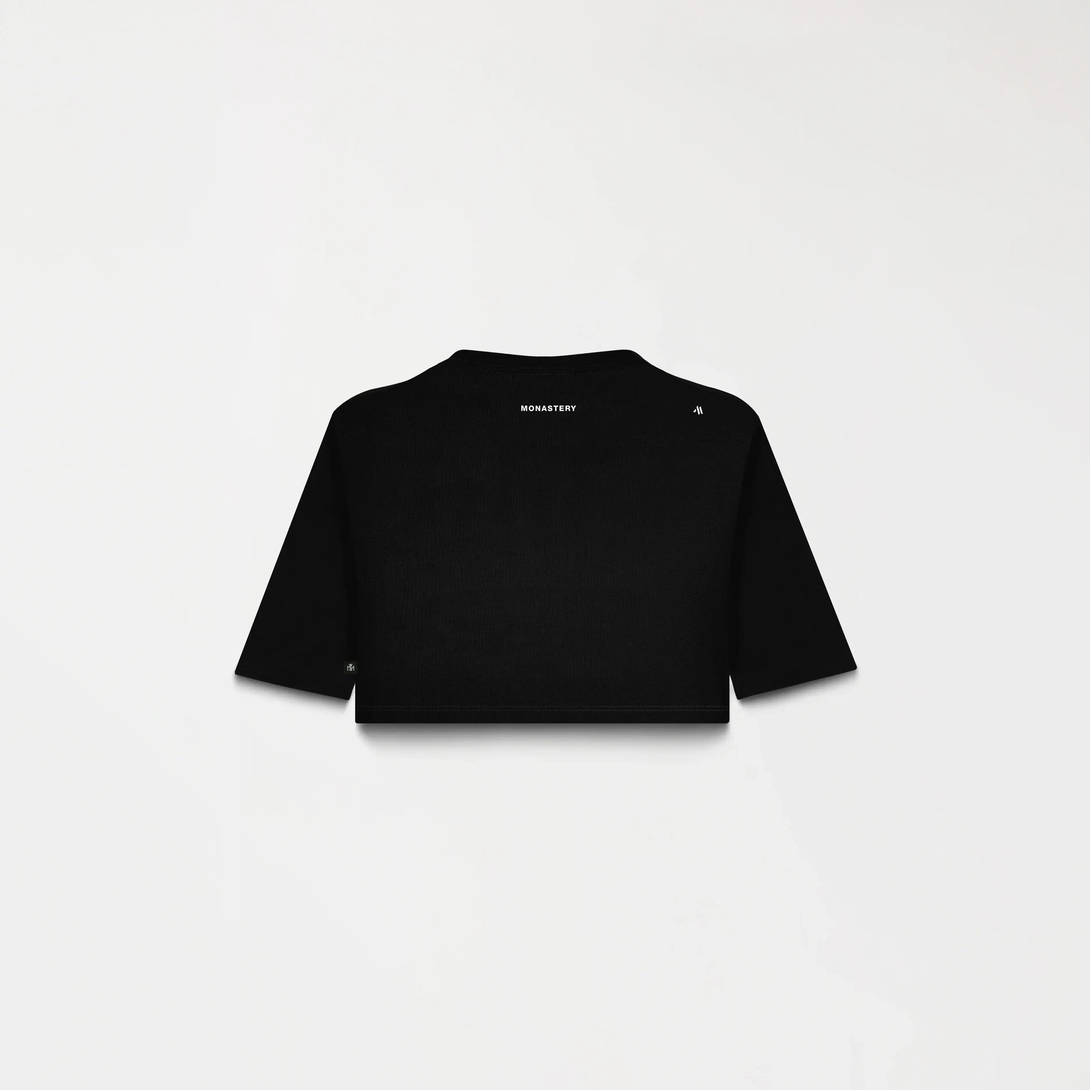 KISWA CROP TOP WOMEN BLACK METEORITE L/G - Monastery | Tienda Oficial Colombia