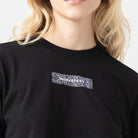 KISWA CROP TOP WOMEN BLACK METEORITE L/G - Monastery | Tienda Oficial Colombia