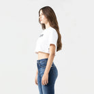 LEIRE CROP TOP WOMEN WHITE - Monastery | Tienda Oficial Colombia