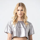 LENA CROP TOP WOMEN SILVER - Monastery | Tienda Oficial Colombia
