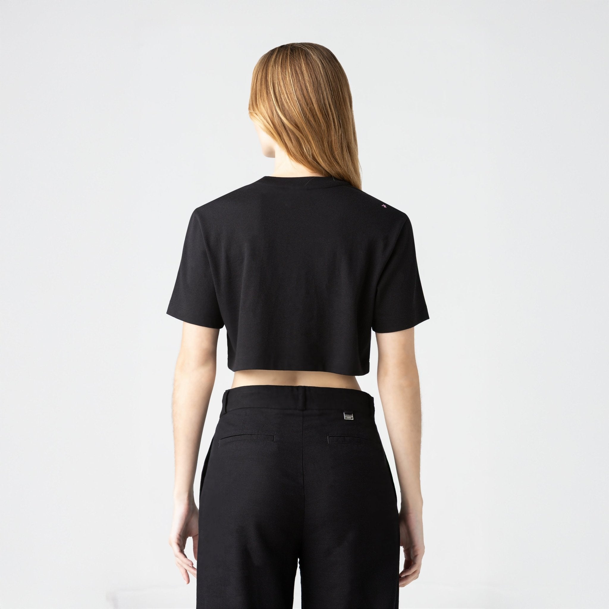 LIAO CROP TOP WOMEN BLACK - Monastery | Tienda Oficial Colombia