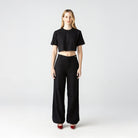 LIAO CROP TOP WOMEN BLACK - Monastery | Tienda Oficial Colombia