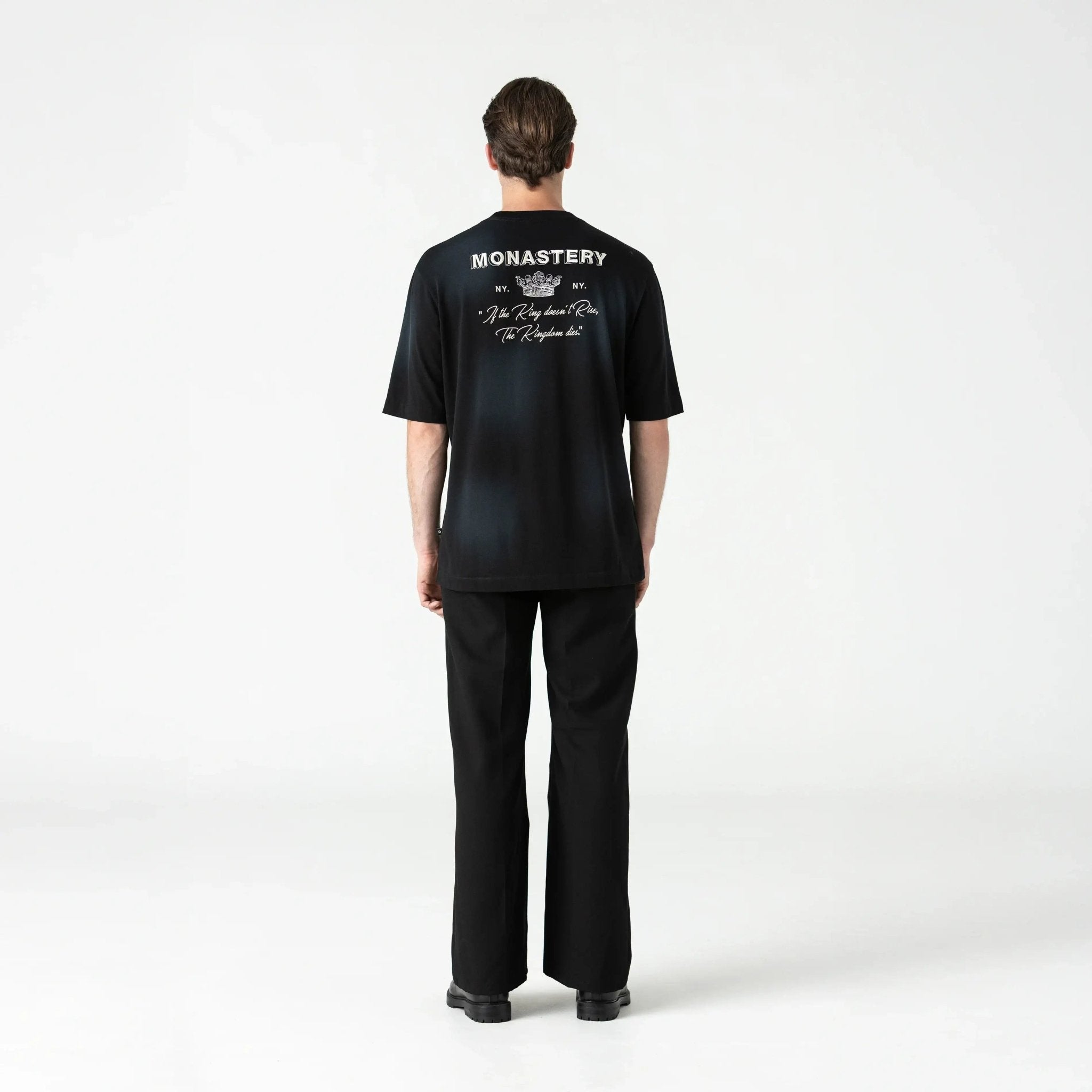 LOAN T - SHIRT OVERSIZED MEN BLACK - Monastery | Tienda Oficial Colombia