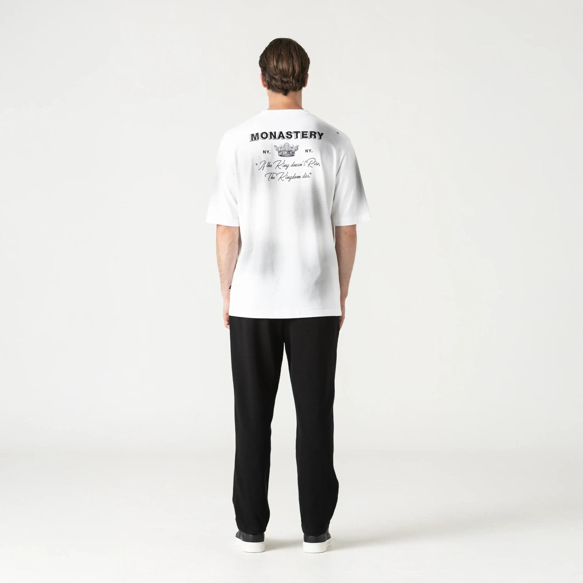 LOAN T - SHIRT OVERSIZED MEN WHITE - Monastery | Tienda Oficial Colombia
