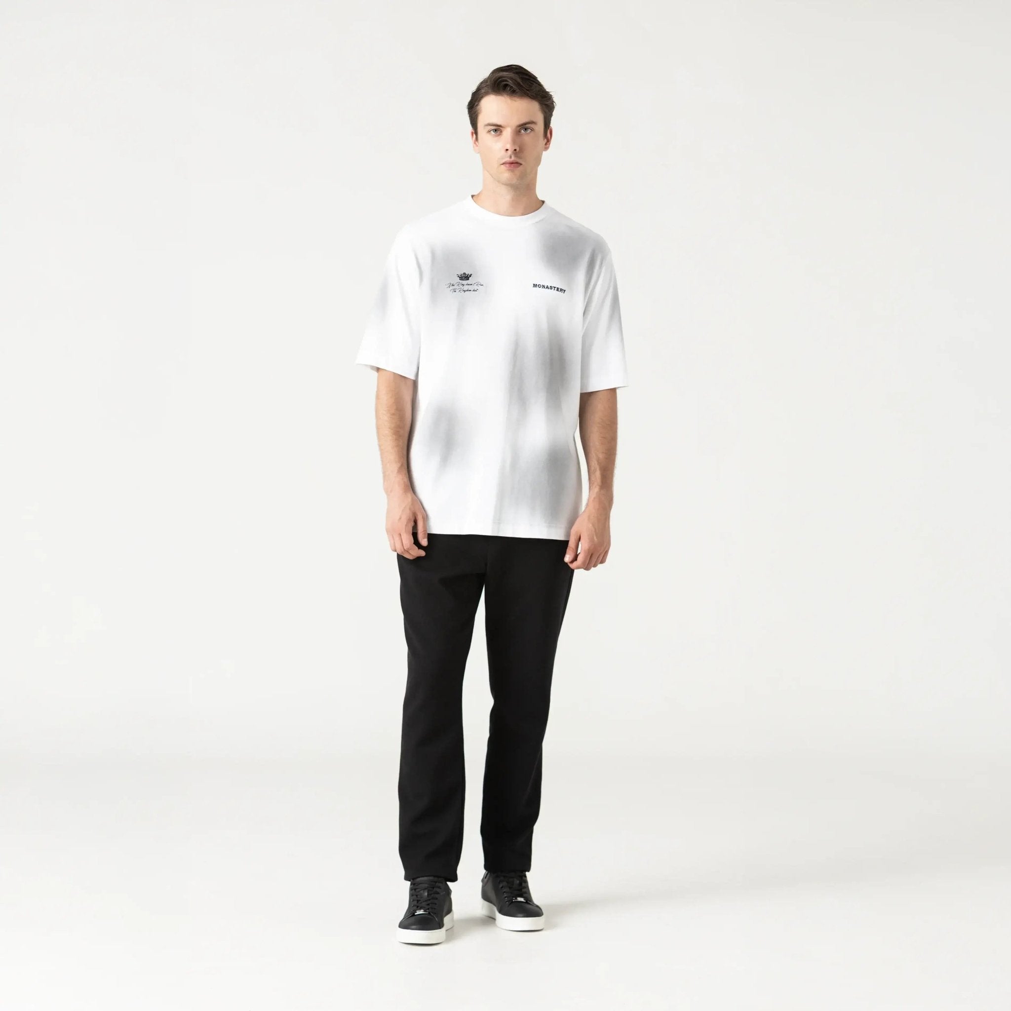 LOAN T - SHIRT OVERSIZED MEN WHITE - Monastery | Tienda Oficial Colombia