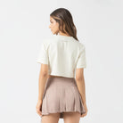MED CROP TOP WOMEN WHITE ASPARAGUS - Monastery | Tienda Oficial Colombia