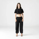 NAIA CROP TOP WOMEN BLACK - Monastery | Tienda Oficial Colombia