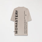NAPBRAND T-SHIRT OVERSIZED MEN BEIGE - Monastery | Tienda Oficial Colombia