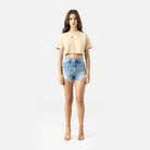 NASHI CROP TOP WOMEN IRISH CREAM - Monastery | Tienda Oficial Colombia