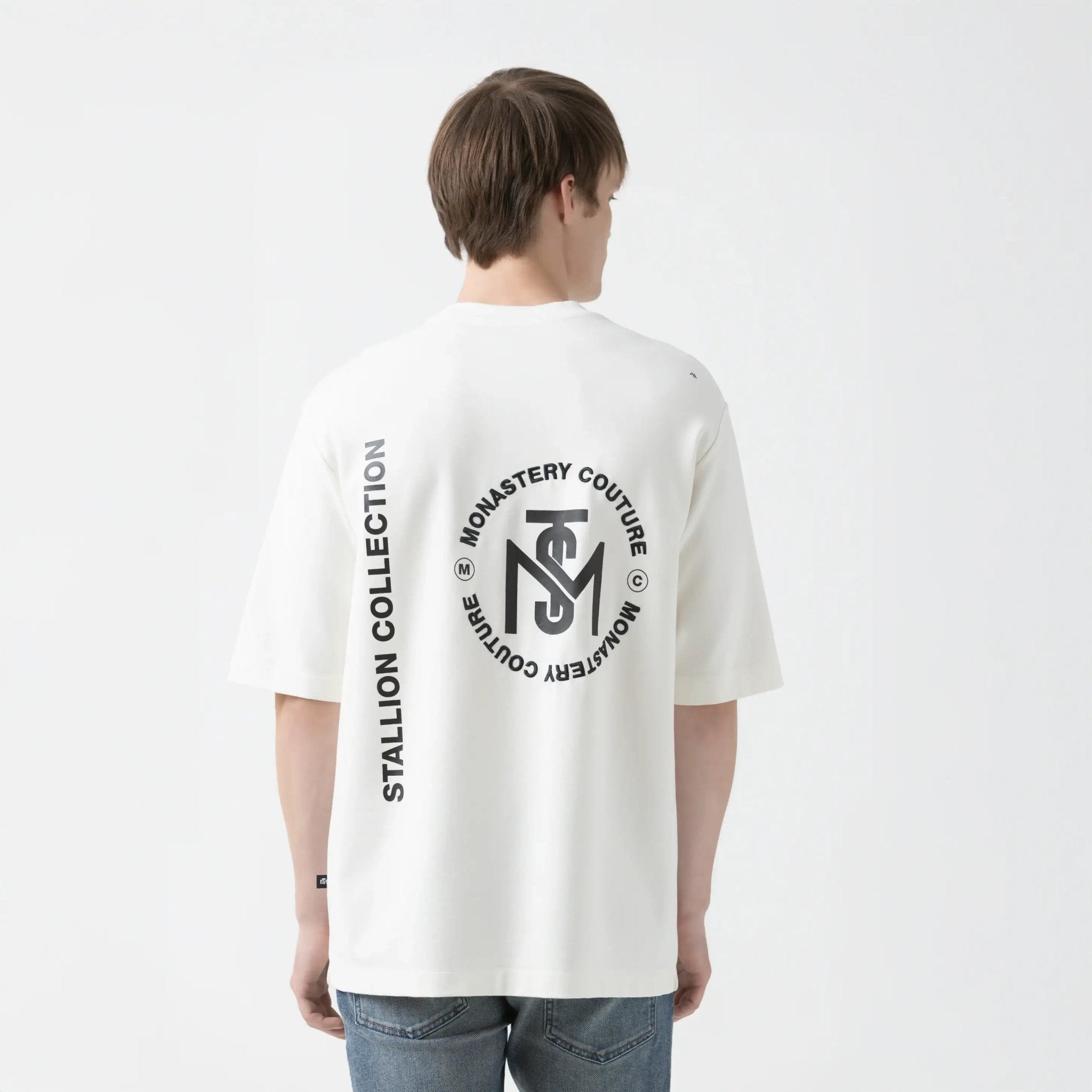 NASHVILLE T - SHIRT OVERSIZED MEN WHITE - Monastery | Tienda Oficial Colombia