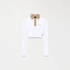 NEWBURY CROP TOP WOMEN WHITE - Monastery | Tienda Oficial Colombia