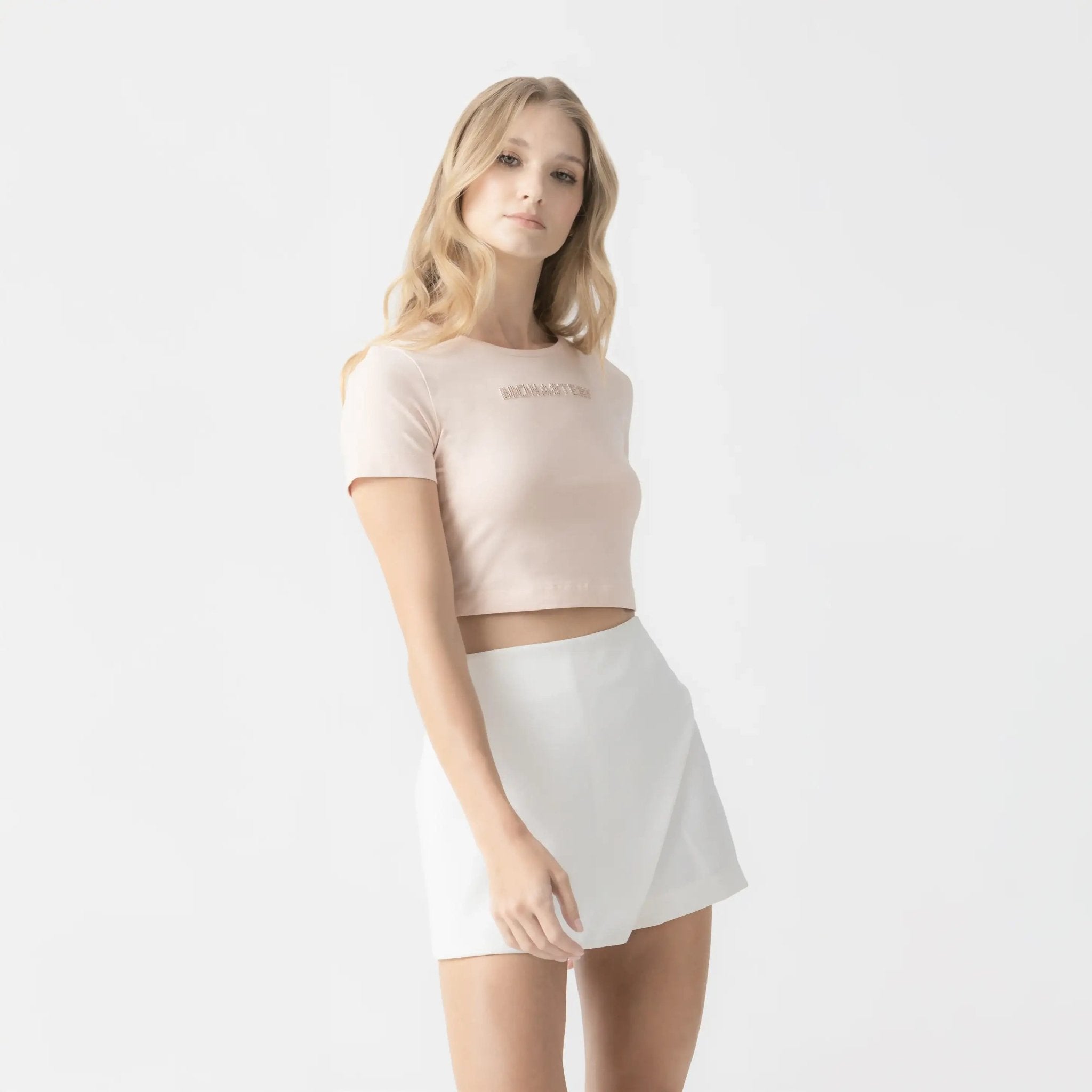 NICOLLE CROP TOP WOMEN CAMEO ROSE - Monastery | Tienda Oficial Colombia