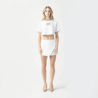 NOORA CROP TOP WOMEN WHITE - Monastery | Tienda Oficial Colombia