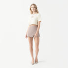 NOORA CROP TOP WOMEN WHITE ASPARAGUS - Monastery | Tienda Oficial Colombia