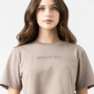ROISIN CROP TOP WOMEN TAUPE GRAY - Monastery | Tienda Oficial Colombia