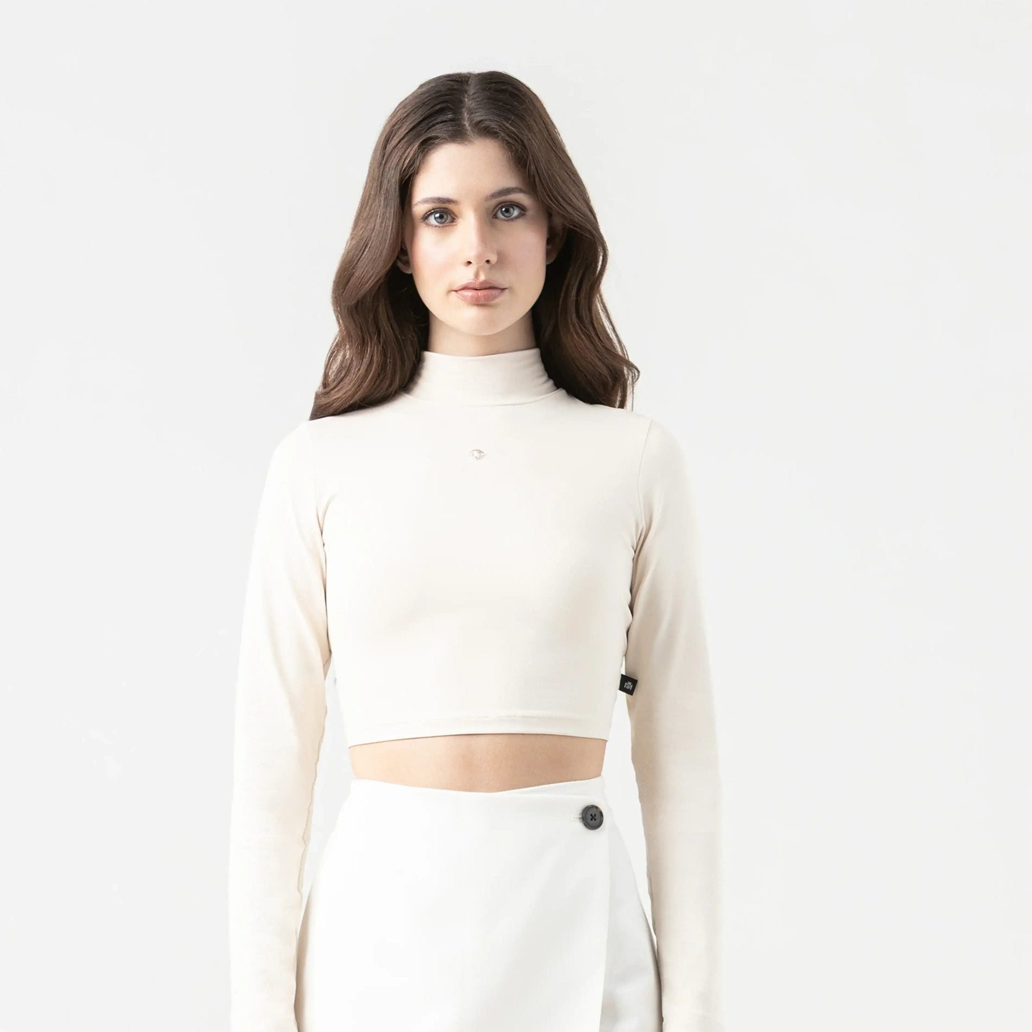 RUMI LONG SLEEVE WOMEN WHITE ASPARAGUS - Monastery | Tienda Oficial Colombia