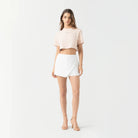 SAVANNA CROP TOP WOMEN CAMEO ROSE - Monastery | Tienda Oficial Colombia