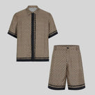 SILK SET MEN OVERSIZED SOLEIL BLACK SAFARI - Monastery | Tienda Oficial Colombia