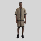 SILK SET MEN OVERSIZED SOLEIL BLACK SAFARI - Monastery | Tienda Oficial Colombia
