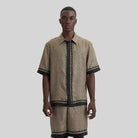 SILK SET MEN OVERSIZED SOLEIL BLACK SAFARI - Monastery | Tienda Oficial Colombia
