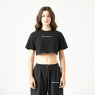 SUMMER CROP TOP WOMEN BLACK - Monastery | Tienda Oficial Colombia