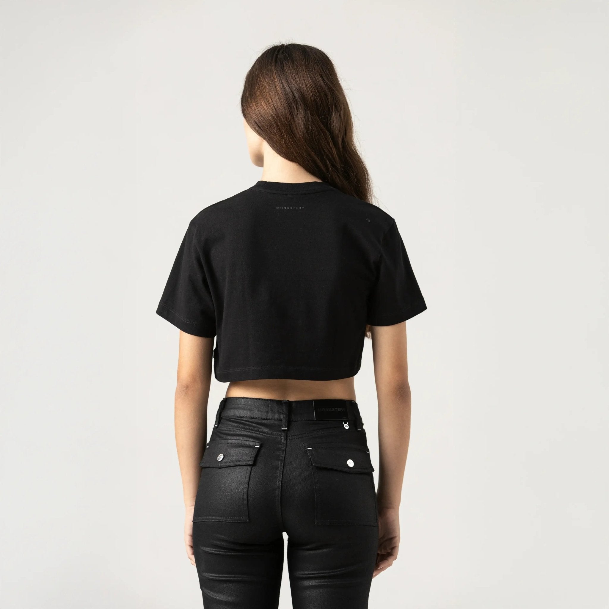 SUNNA CROP TOP WOMEN BLACK - Monastery | Tienda Oficial Colombia